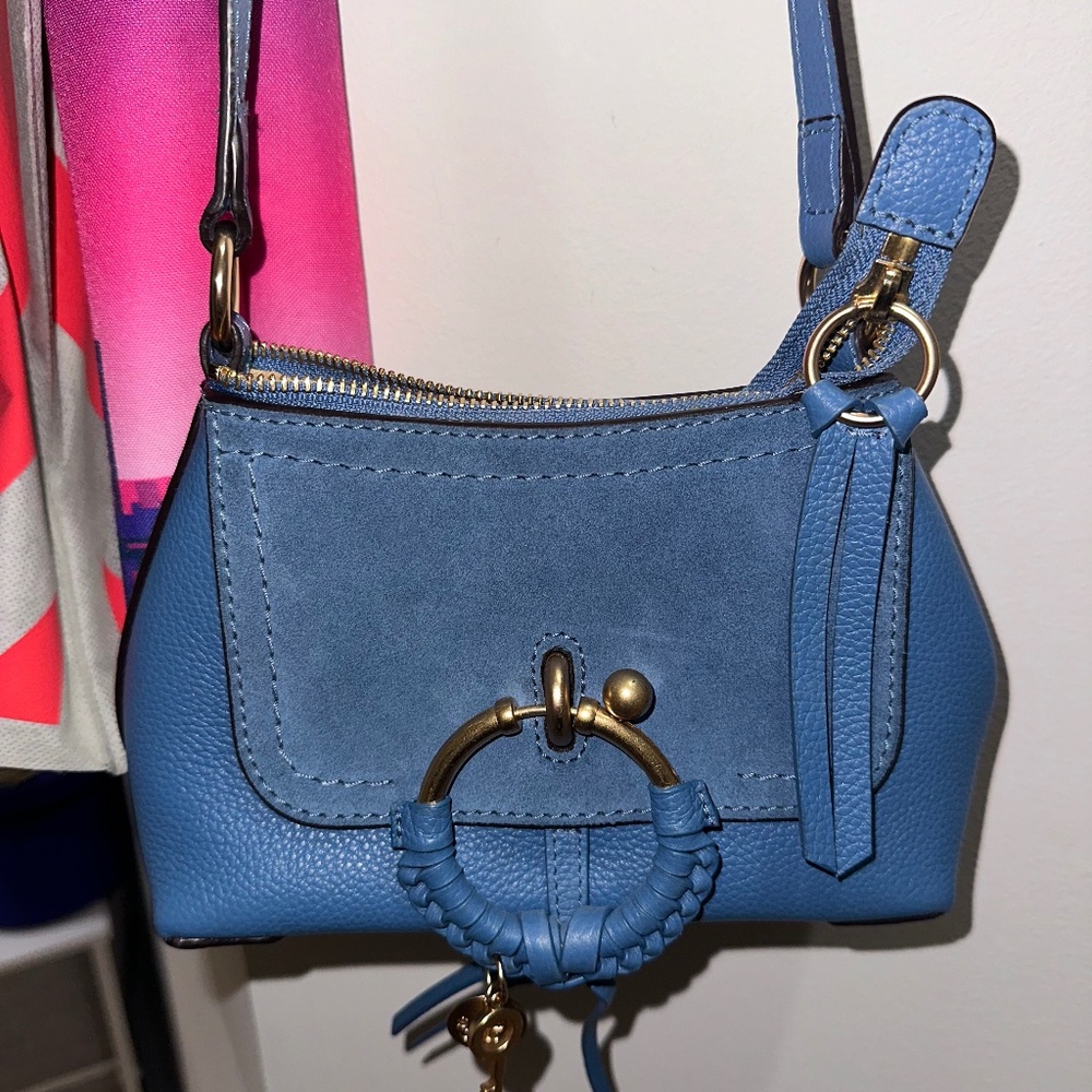 See by Chloe Mini Joan Hobo Bag Blue